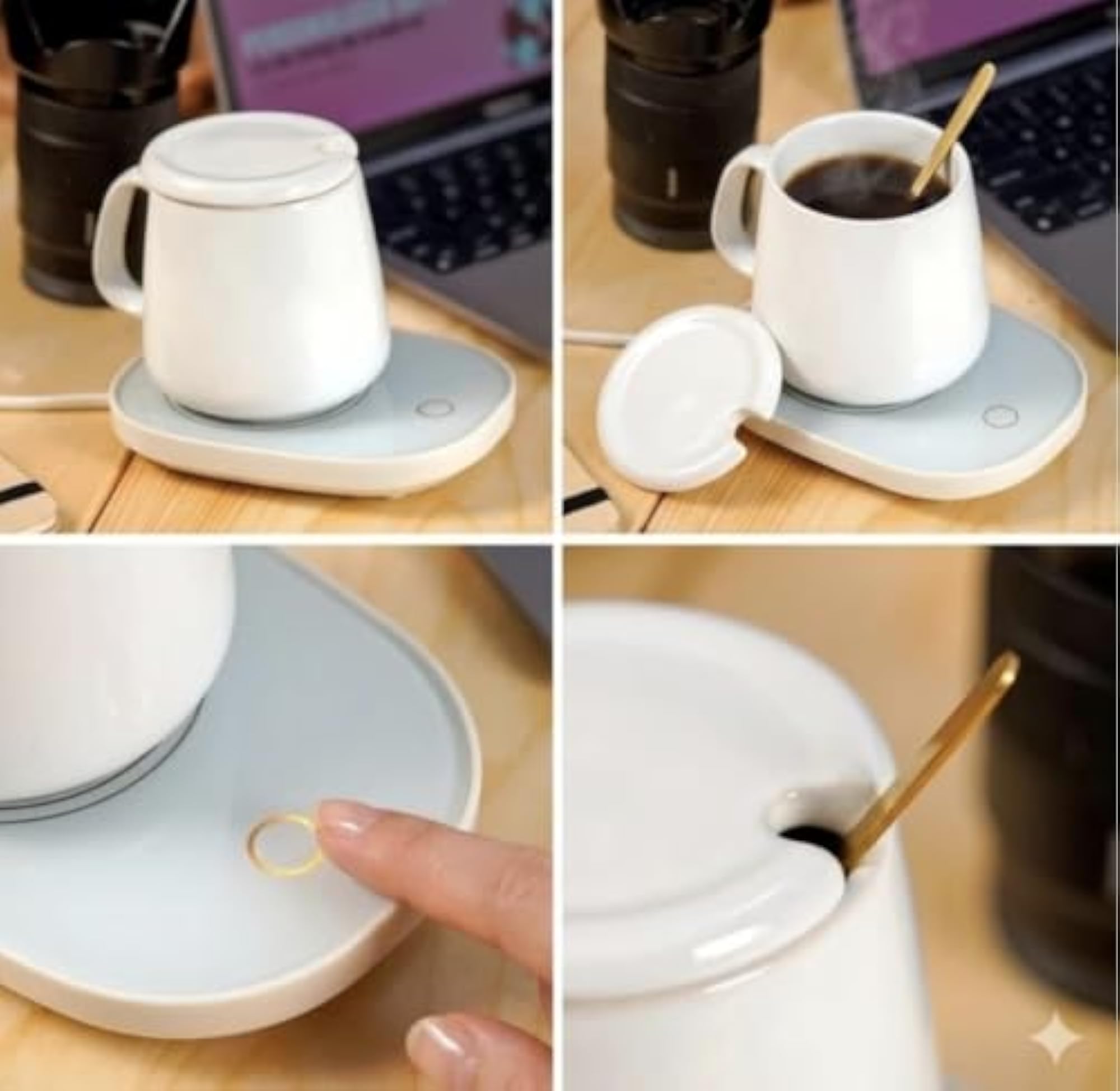 Coffee Mug Warmer, USB Intelligent Constant Temperature Cup Warmer